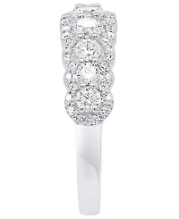 Forever Grown Diamonds Diamond Ring (1 ct. t.w.) in 14K Gold Plated Sterling Silver White Rhodium