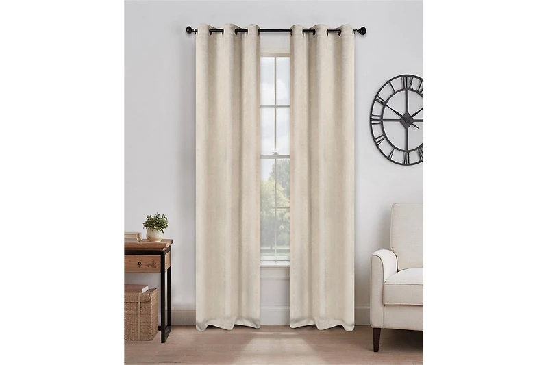 Superior Senna Textured Blackout Curtain Set of 2 Panels