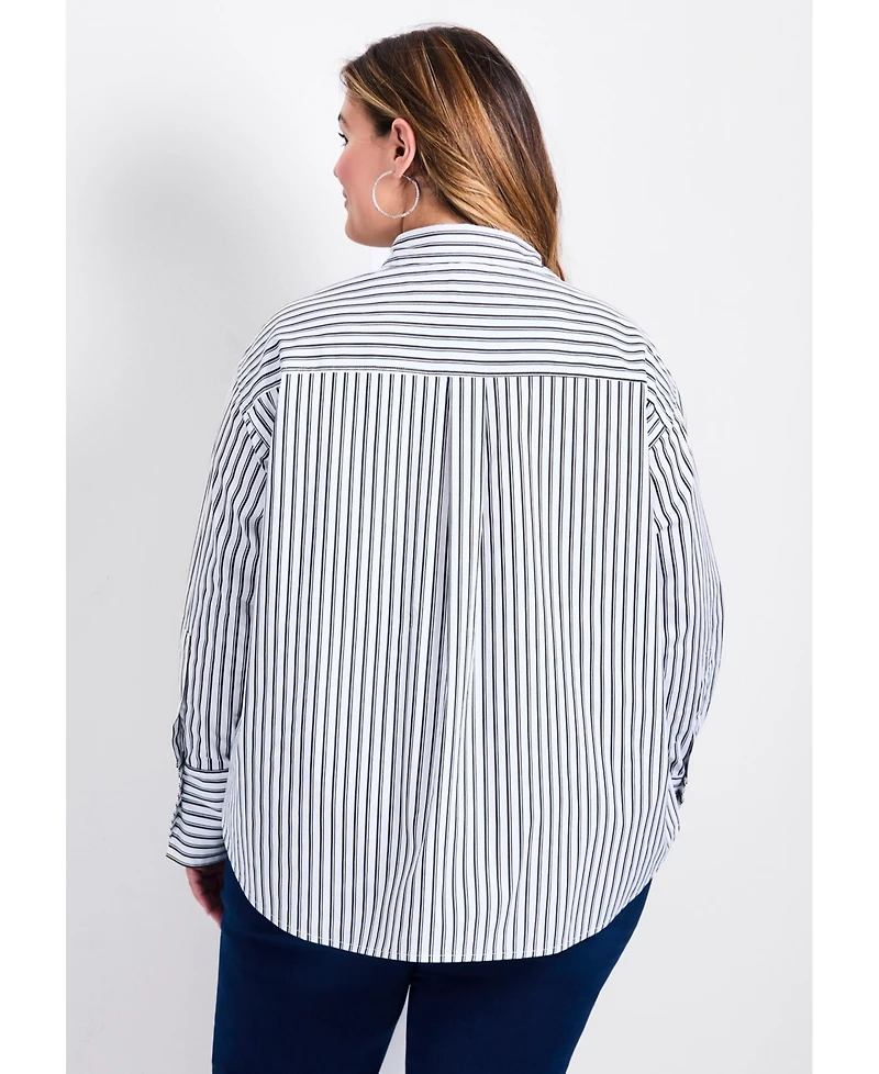 Avenue Women's Breanna Classic Poplin Shirt