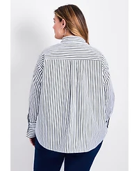 Avenue Women's Breanna Classic Poplin Shirt