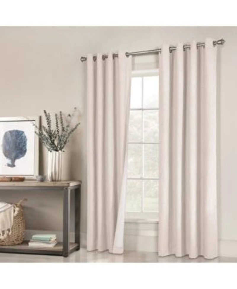 Thermalogic Ventura Triple Pass Foamback Blackout Top Panel With 8 Metal Grommets 104x95 X22 Blue