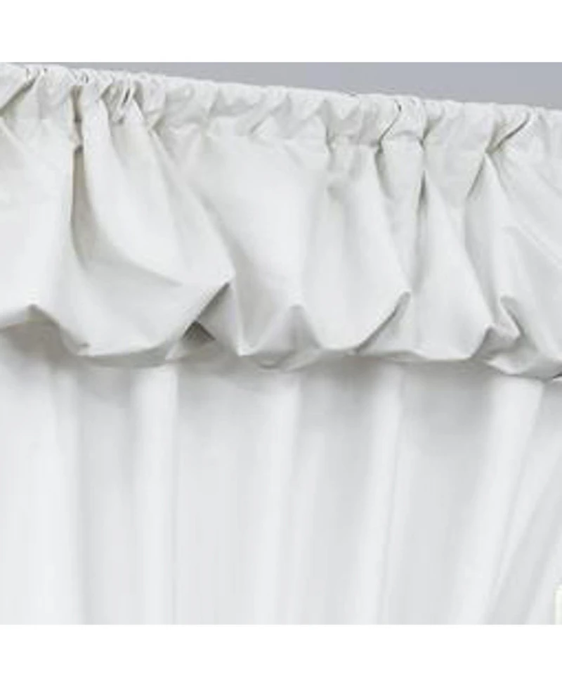 Commonwealth Prescott Rod Pocket Dressing Window Curtain Panel Set - 80x84", White