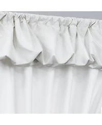 Commonwealth Prescott Rod Pocket Dressing Window Curtain Panel Set - 80x84", White