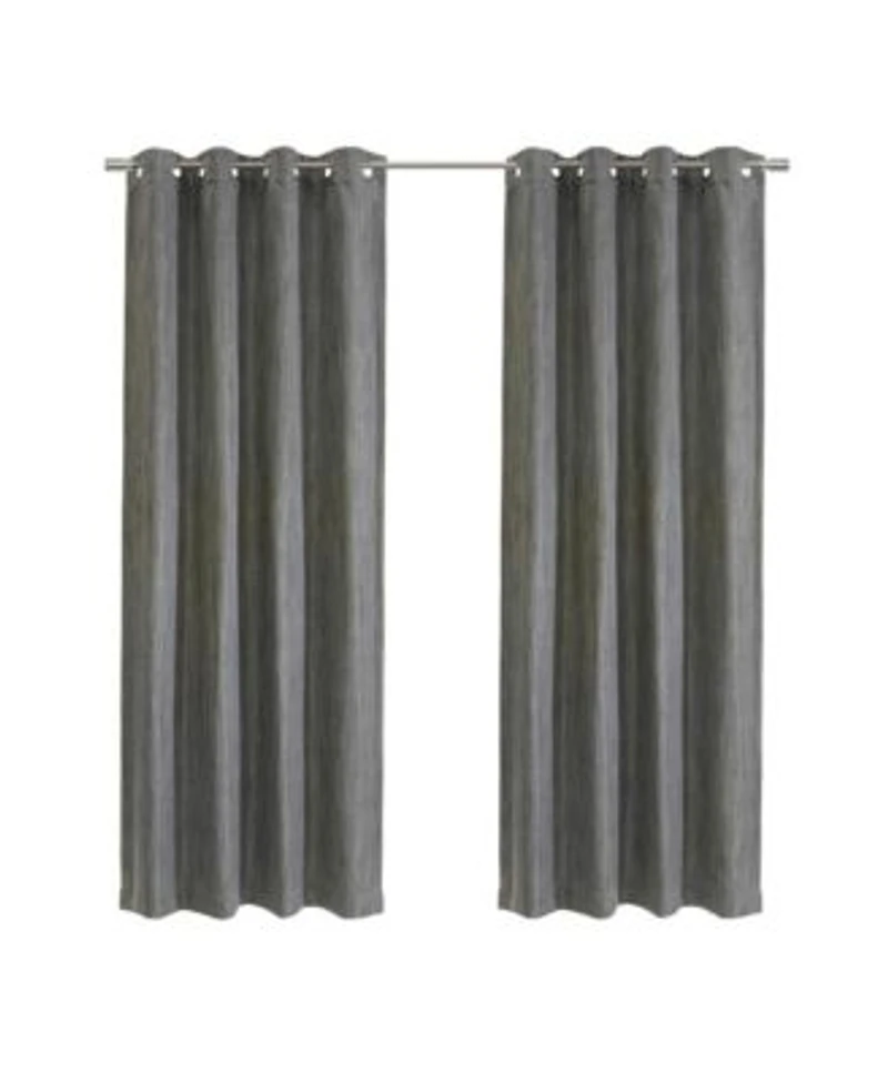 Thermalogic Bryson Provides Uv Protection Exclusive Room Darkening Grommet Curtain Panel 52 X22 X 84 X22 Grey