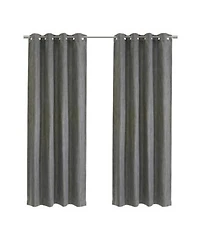 Thermalogic Bryson Provides Uv Protection Exclusive Room Darkening Grommet Curtain Panel 52 X22 X 84 X22 Grey