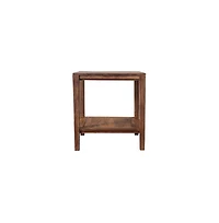 Porter Designs Fall River Solid Sheesham Wood End Table