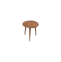 Porter Designs Urban Solid Sheesham Wood End Table, Natural