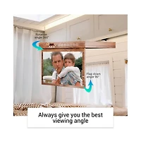 15" Under-Cabinet Smart Kitchen Tv Led Panel 1080p Hd Google Flip-Down Screen