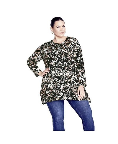 Avenue Women's Leisure Button Tunic