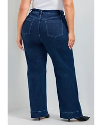 Avenue Women's Emma Wide Leg Jean