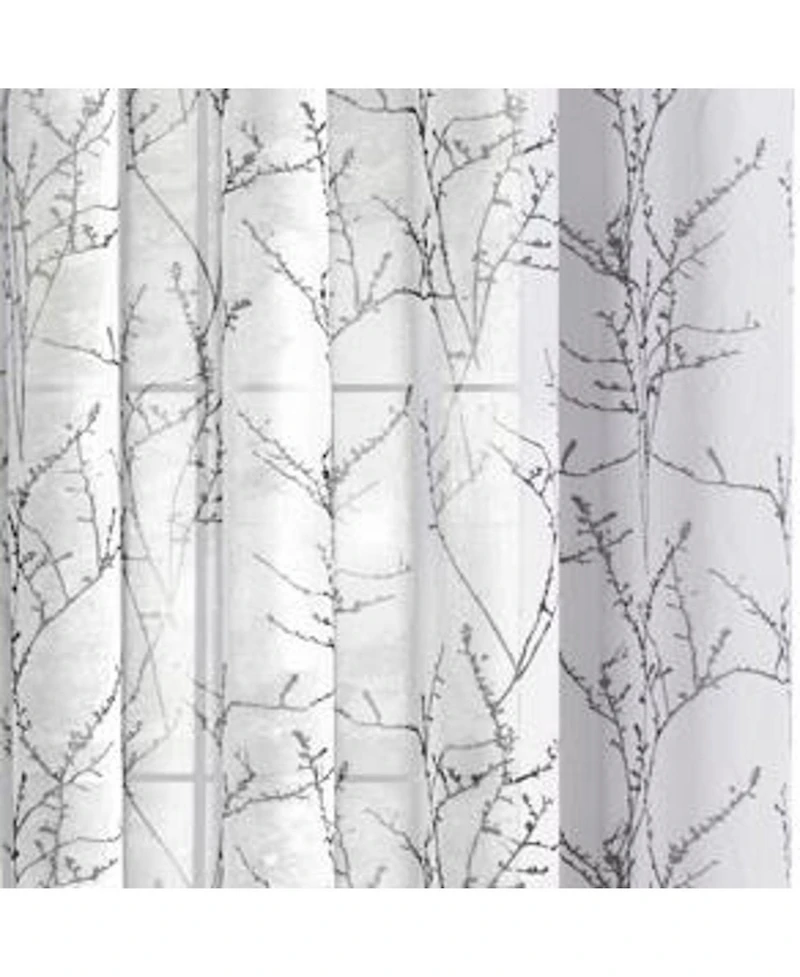 Commonwealth Home Fashions Lisette Grommet Curtain Panel Window Dressing - 52x84", White