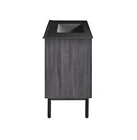 Swiss Madison 36" Freestanding Bathroom Vanity in Oak