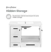 Swiss MadisonVirage 36 Freestanding, Bathroom Vanity in White