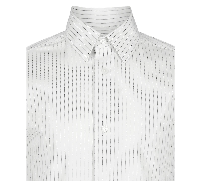 Calvin Klein Boys 8-20 Long-Sleeve Dobby Stripe Shirt