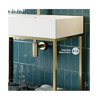 Swiss Madison Pierre Single, Freestanding, Open Shelf