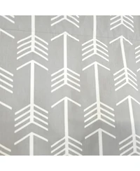 Rlf Home 100% Cotton Native Cornice With Poly/Cotton Ivory lining Rod Pocket Valance 50" x 17" Sil