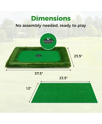 37.5 x 25.5 Inch Floating Golf Green for Pool Chipping Green Mat