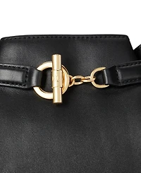 Lauren Ralph Leather Small Bucket Bag