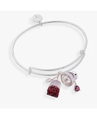 Spill the Tea' Cup & Tea Bag Charm Bangle