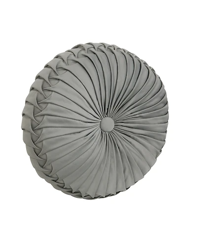 J Queen New York Renata Tufted Round Decorative Pillow, 15" x 15"