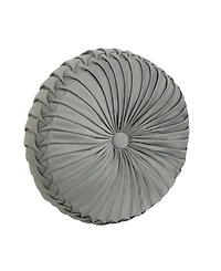 J Queen New York Renata Tufted Round Decorative Pillow, 15" x 15"