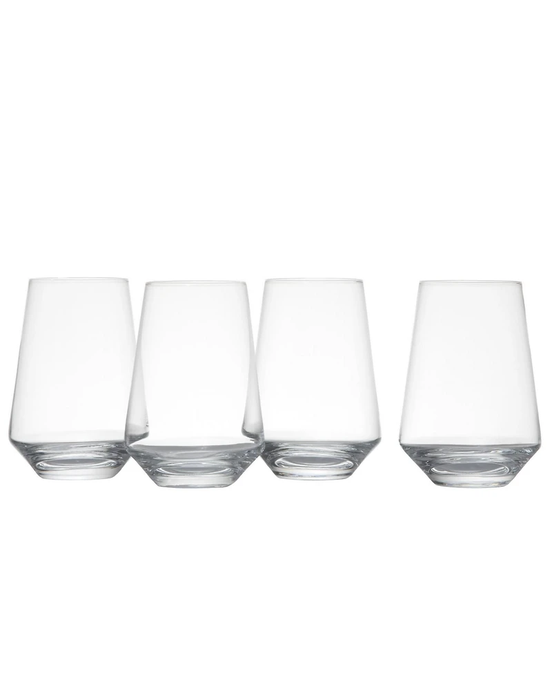 Zwiesel Glas Pure Bordeaux Stemless Wine Tumbler 18.5oz Set of 4