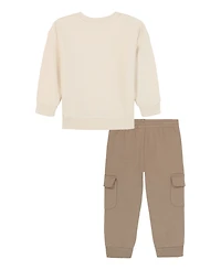 Calvin Klein Baby Boys Knit Top and Joggers, 2-Piece Set