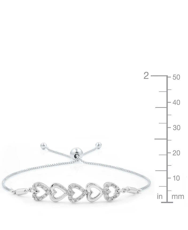 Macy's Diamond Bracelet (1/6 ct. t.w.) in Sterling Silver