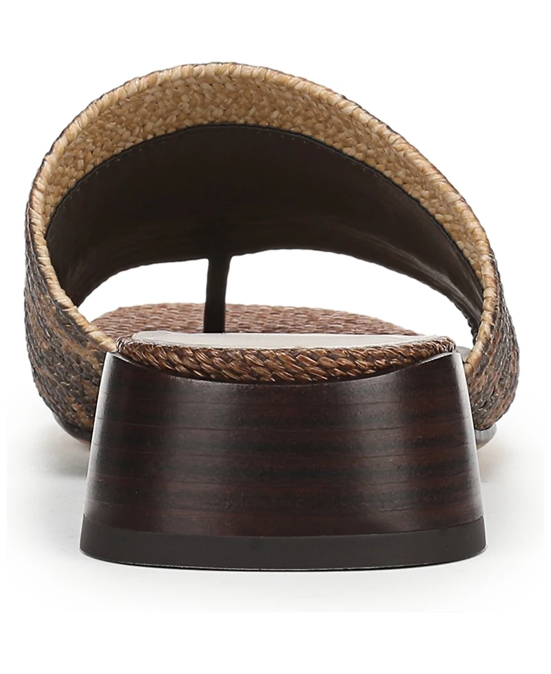 Franco Sarto Women's Loran Stacked Heel Slide Dress Sandals