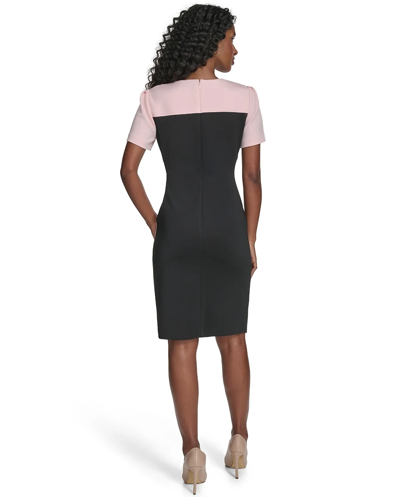 Tommy Hilfiger Women's Color-Blocked Asymmetric Dress