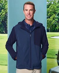 Pga Tour Men's Long-Sleeve Packable Golf Hoodie Jacket