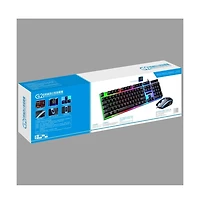 Cowin Led Gaming Keyboard and Mouse Combo with Rainbow Backlit