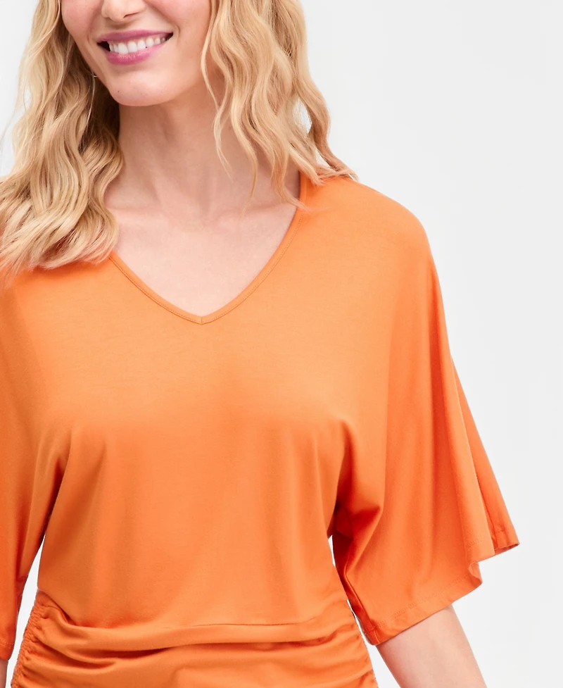 I.n.c. International Concepts Women's V-Neck Dolman-Sleeve Top, Exclusively at Macy's