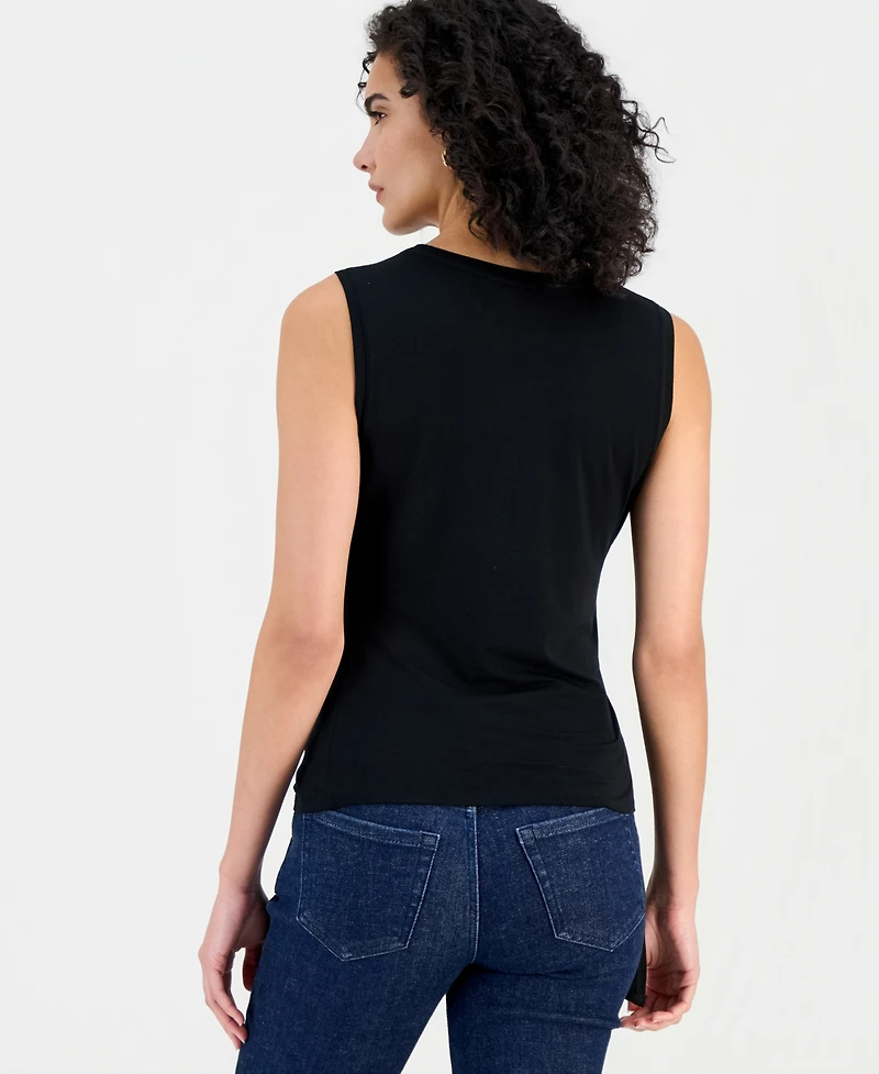 I.n.c. International Concepts Women's Luxe Layering Side-Ruffle Tank, Macy's Exclusive