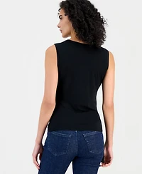 I.n.c. International Concepts Women's Luxe Layering Side-Ruffle Tank, Macy's Exclusive