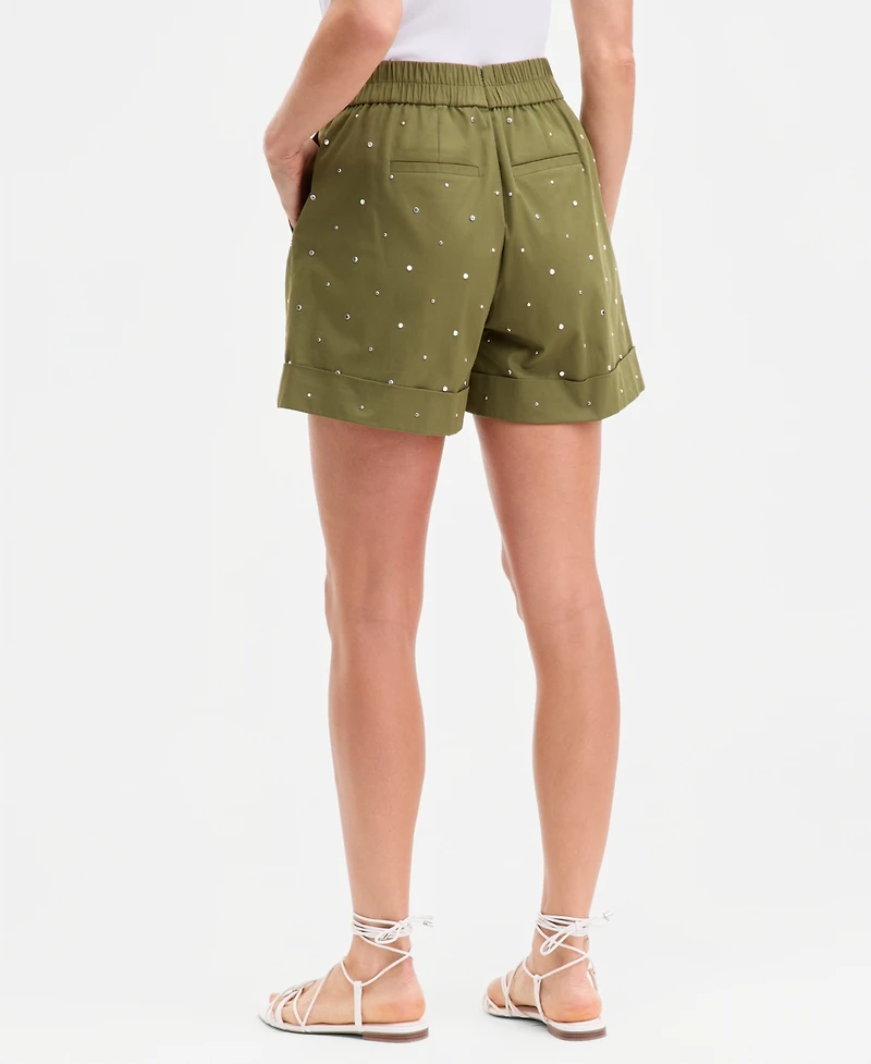 I.n.c. International Concepts Women's Studded Shorts, Macy's Exclusive