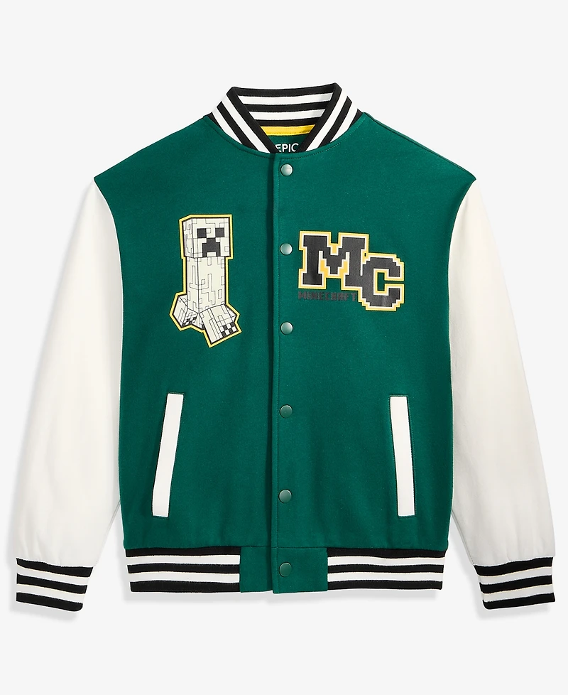 Epic Threads Boys' 5-20 Minecraft Varsity Jacket, Macy's Exclusive
