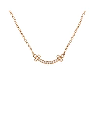 Pre-Owned Tiffany & Co T Smile Pendant Necklace