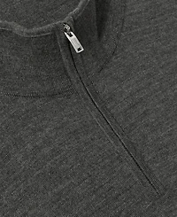 Reiss Men's Merino Wool Half-Zip Funnel Neck Sweater