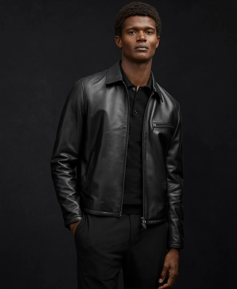 Reiss Men's Merino Wool Polo Shirt