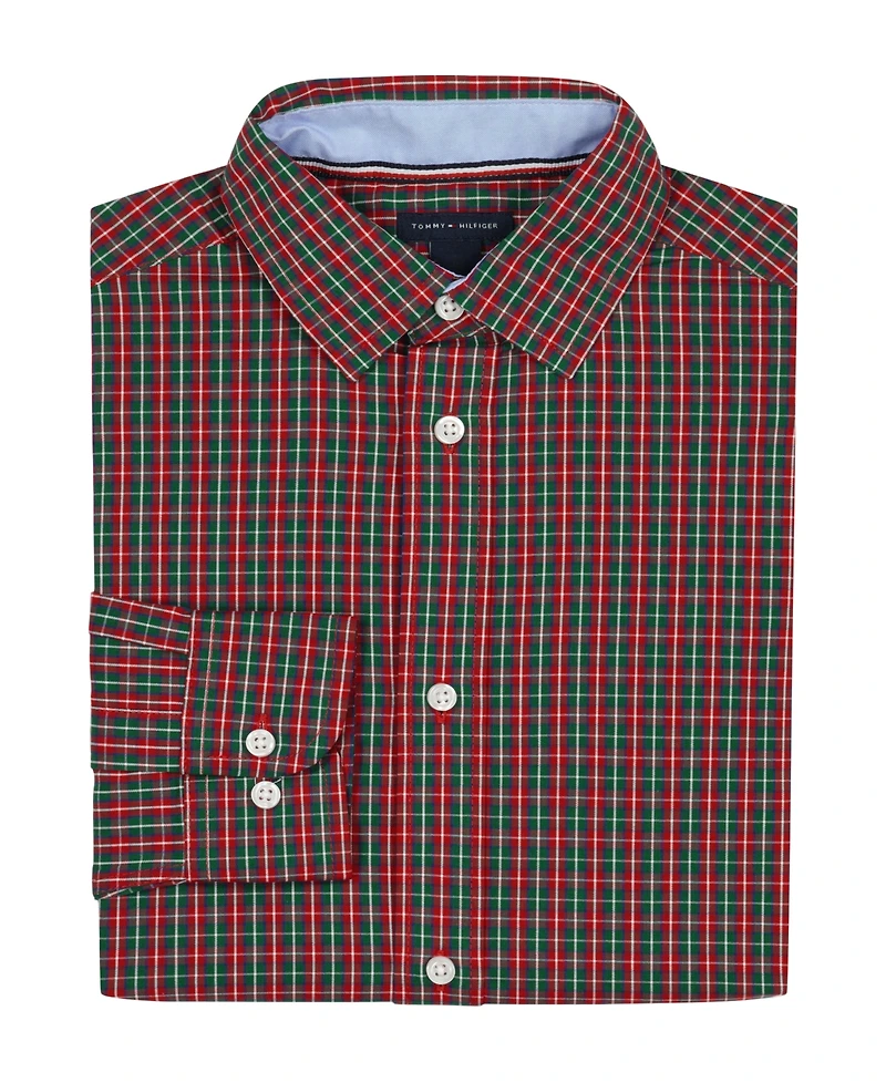 Tommy Hilfiger Boys 8-20 Long-Sleeve Stretch Tavern Check Shirt