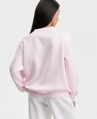 Madden Girl Juniors' Oversized Mock-Neck Sweatshirt