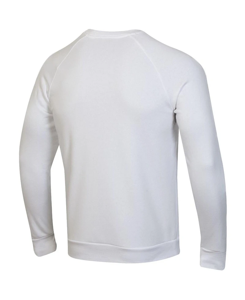 Under Armour Men's White Notre Dame Fighting Irish Leprechaun Rival Fleece Sweatshirt