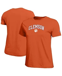 Champion Women's Orange Clemson Tigers Arched Over Logo T-Shirt