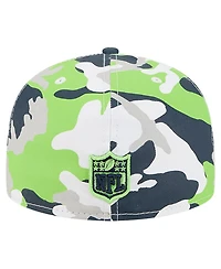 New Era Men's Neon Green/College Navy Seattle Seahawks 59FIFTY Fitted Hat