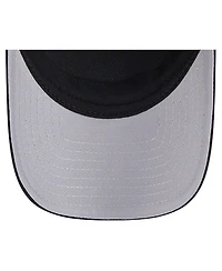 New Era Men's Black Jacksonville Jaguars Gas Station 9FORTY A-Frame M-Crown Adjustable Trucker Hat