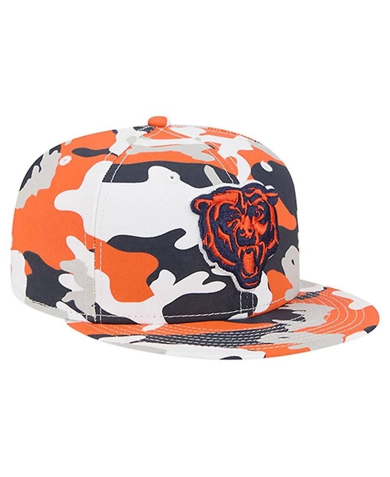 New Era Men's Orange/Navy Chicago Bears 59FIFTY Fitted Hat