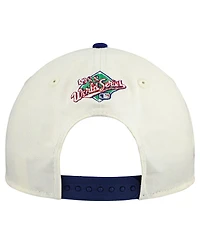 New Era Men's Cream/Royal Los Angeles Dodgers World Series 9FORTY M-Crown A-Frame Adjustable Hat