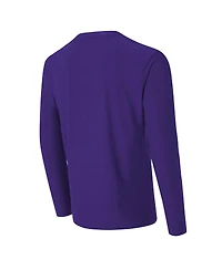 Concepts Sport Men's 2-Piece Purple Minnesota Vikings Chestnut Long Sleeve Top and Pants Set