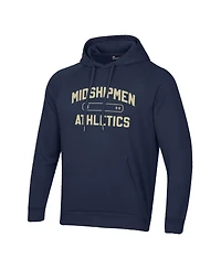 Under Armour Men's Navy Midshipmen 2025 Sideline Rival Fleece Hoodie